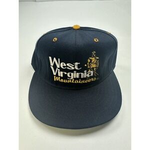 Vintage WVU West Virginia Mountaineers Collegiate Cap Snapback Hat Proline